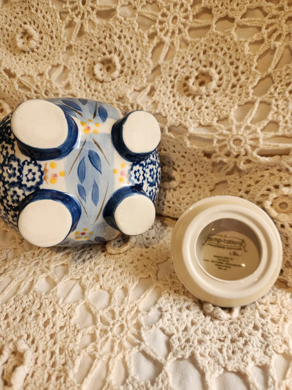 Temptations decorative ceramic